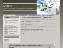 Tablet Screenshot of nobasil.cz